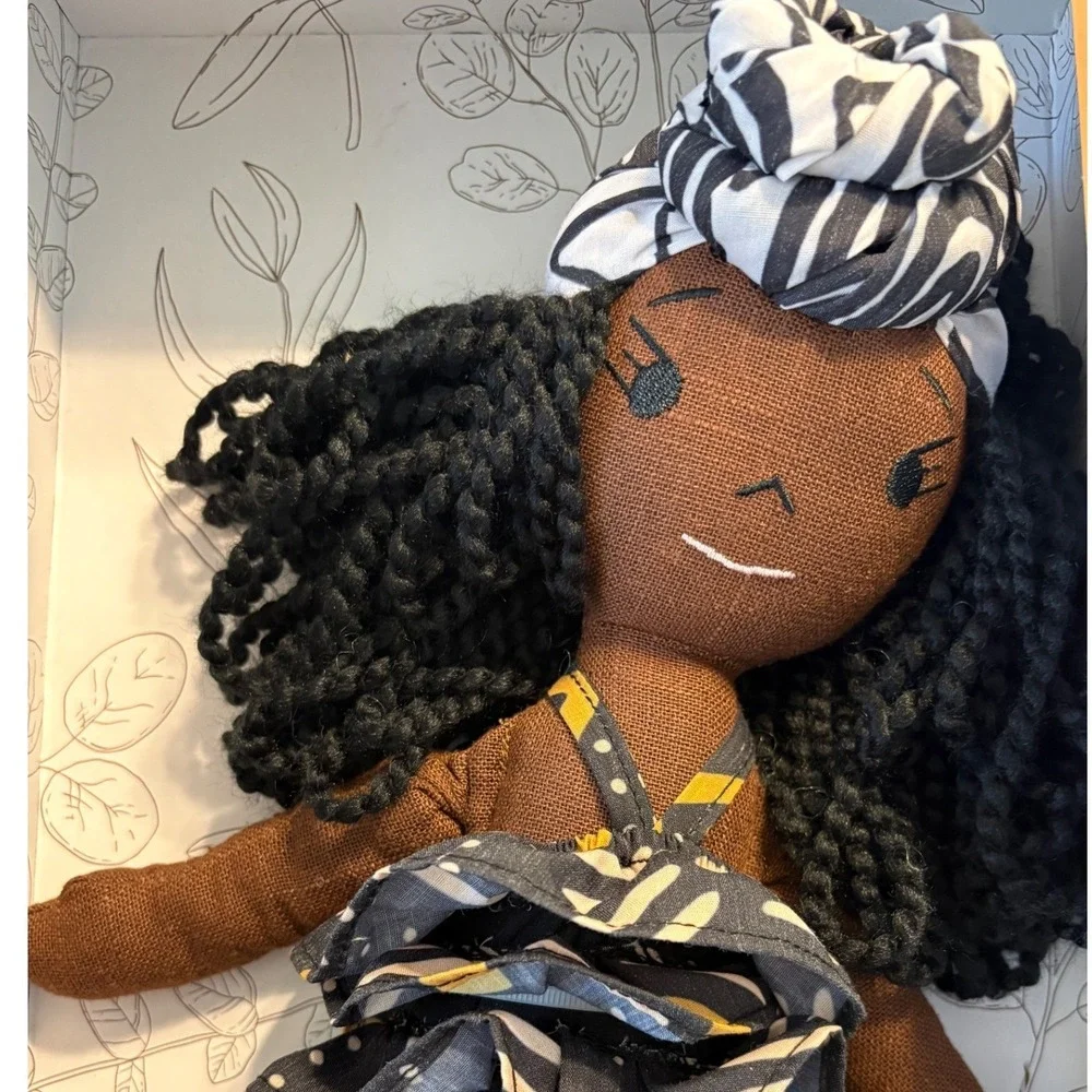 HarperIman Rae Handmade Linen Doll 14 in Petite Collection NIB Diverse‎ Toy